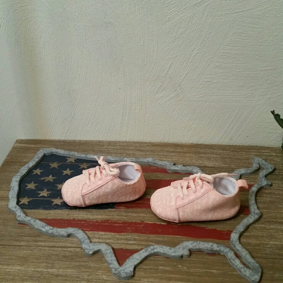NWOT, myggpp pink & white  lace up shoes, 3 - Picture 6 of 8